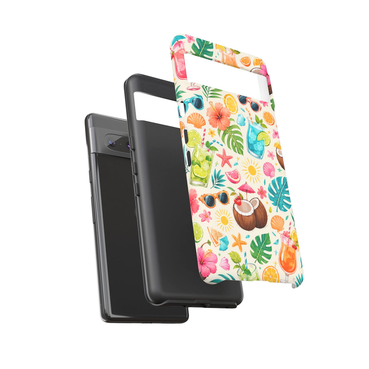 Tropical Cocktail Phone Case — Summer Beach Pattern iPhone Case