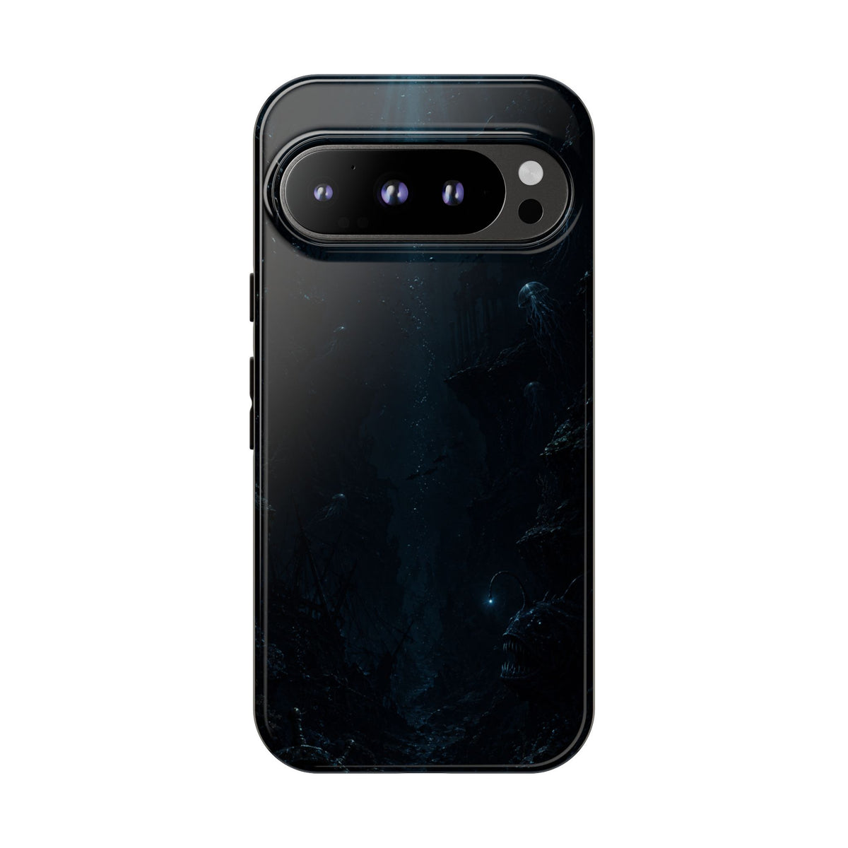 Dark Sea Trench Tough Phone Case — Protective Stylish iPhone Cover