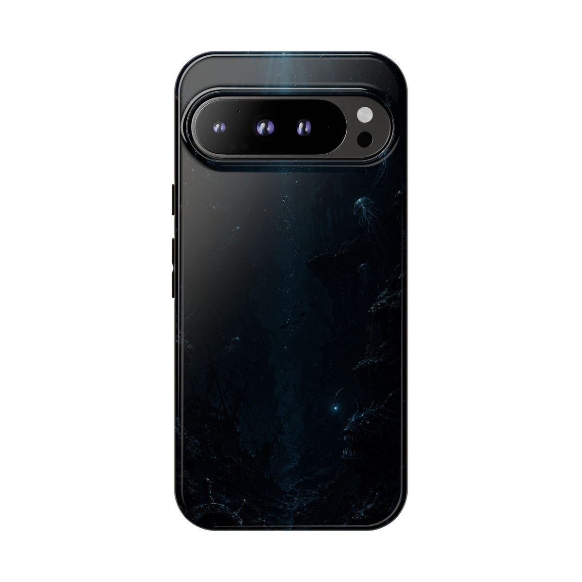 Dark Sea Trench Tough Phone Case — Protective Stylish iPhone Cover
