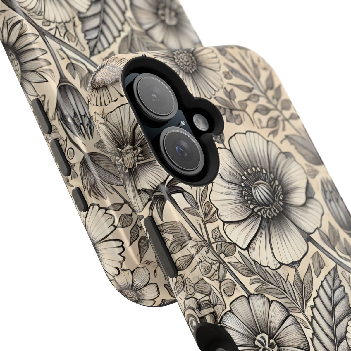 Paper Flowers Impact-Resistant Case