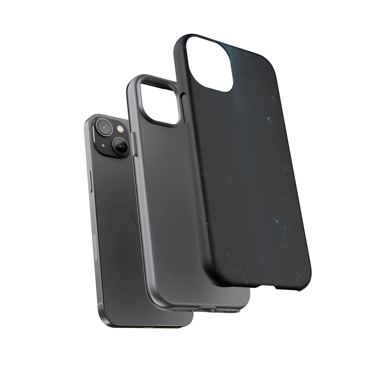 Dark Sea Trench Tough Phone Case — Protective Stylish iPhone Cover
