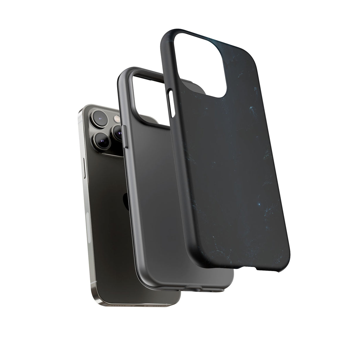 Dark Sea Trench Tough Phone Case — Protective Stylish iPhone Cover