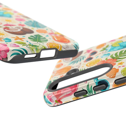 Tropical Cocktail Phone Case — Summer Beach Pattern iPhone Case