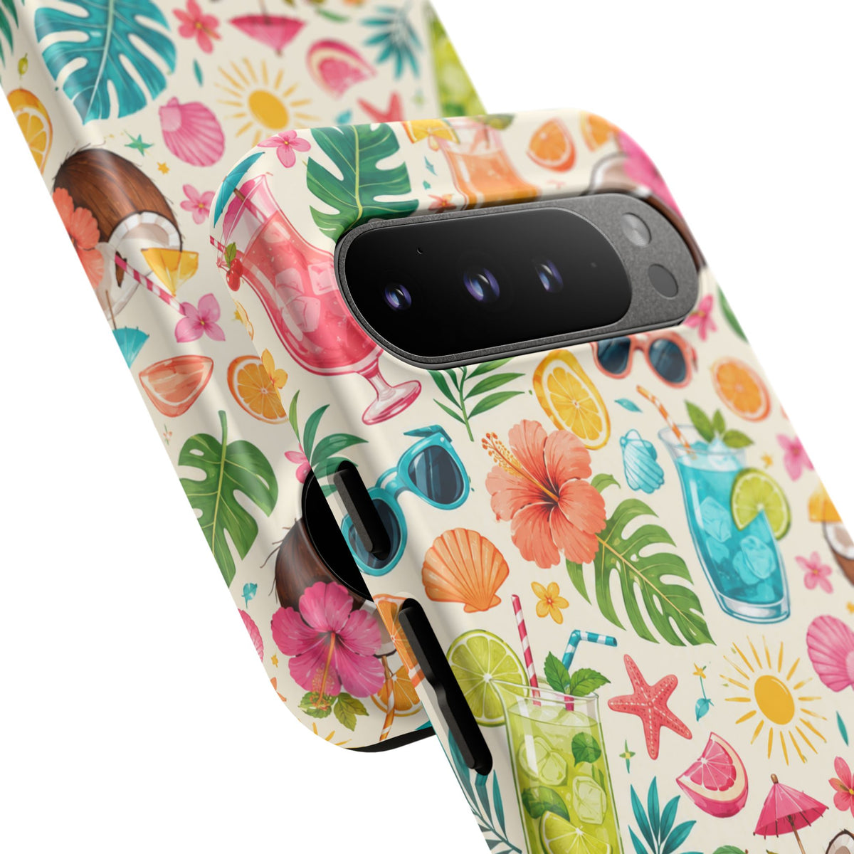 Tropical Cocktail Phone Case — Summer Beach Pattern iPhone Case