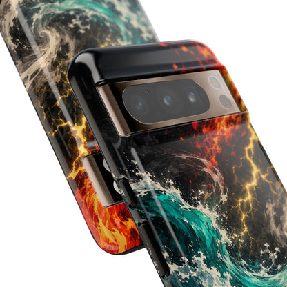 Elemental Cosmic Storm Tough Phone Case — Protective Case