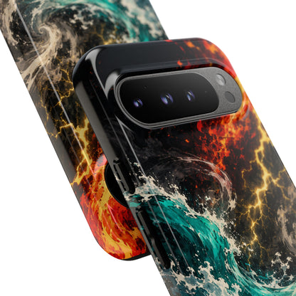 Elemental Cosmic Storm Tough Phone Case — Protective Case