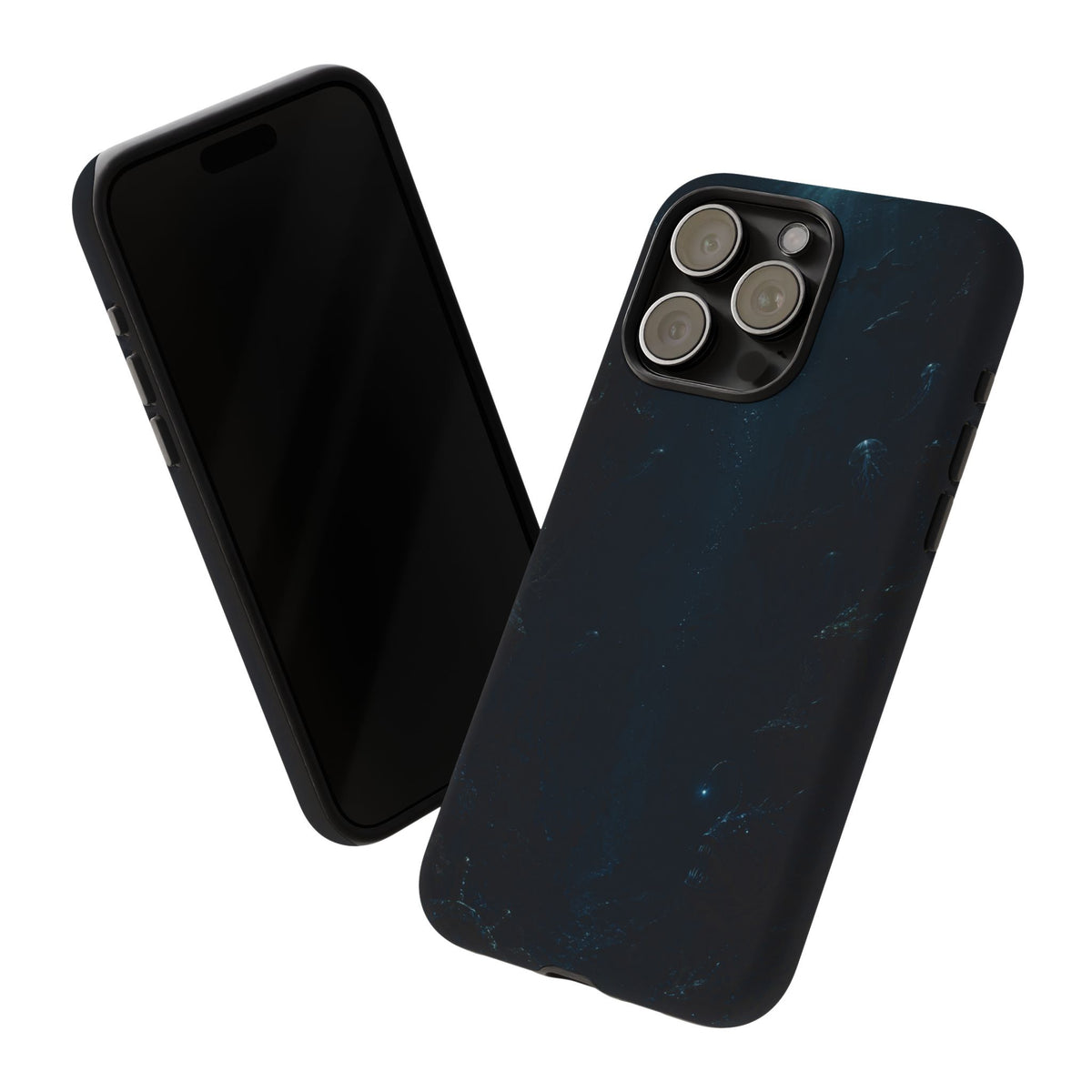 Dark Sea Trench Tough Phone Case — Protective Stylish iPhone Cover